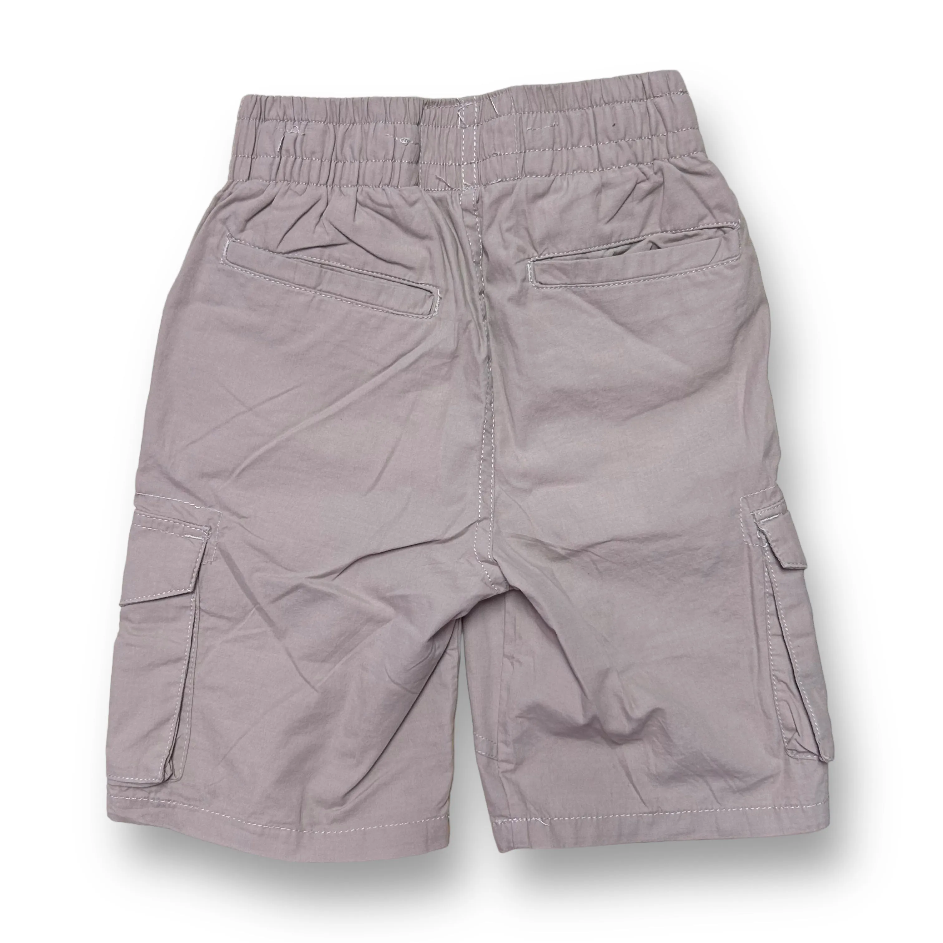 NEW! Boys Kids Club Size 5 Khaki Elastic Band Cargo Shorts