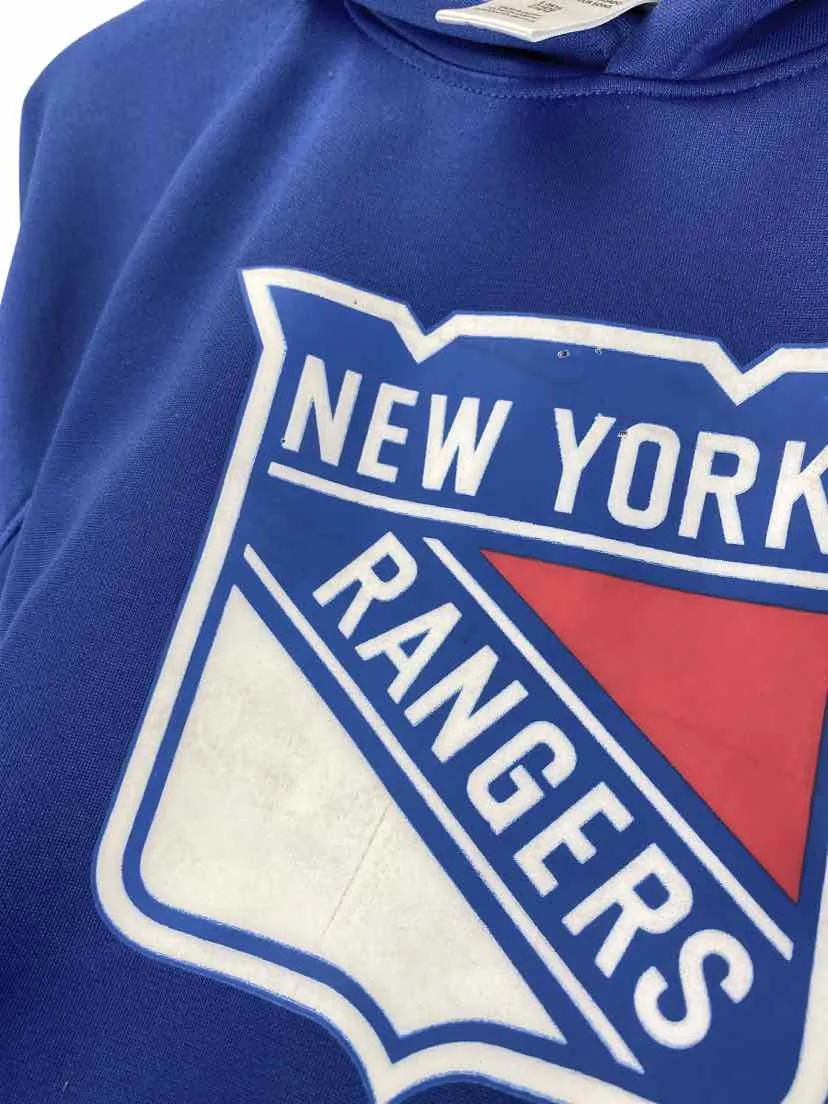 NHL, Boys' New York Rangers Sweatshirt, Cobalt, Size L (14-16)