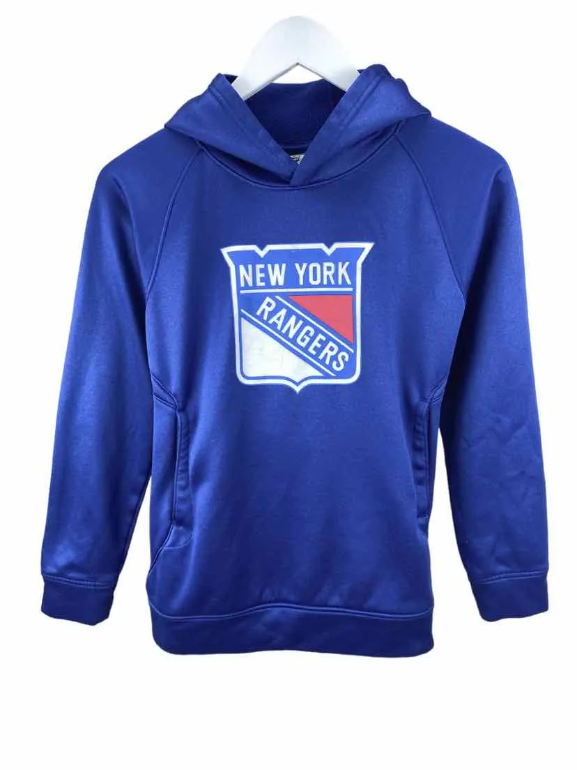 NHL, Boys' New York Rangers Sweatshirt, Cobalt, Size L (14-16)