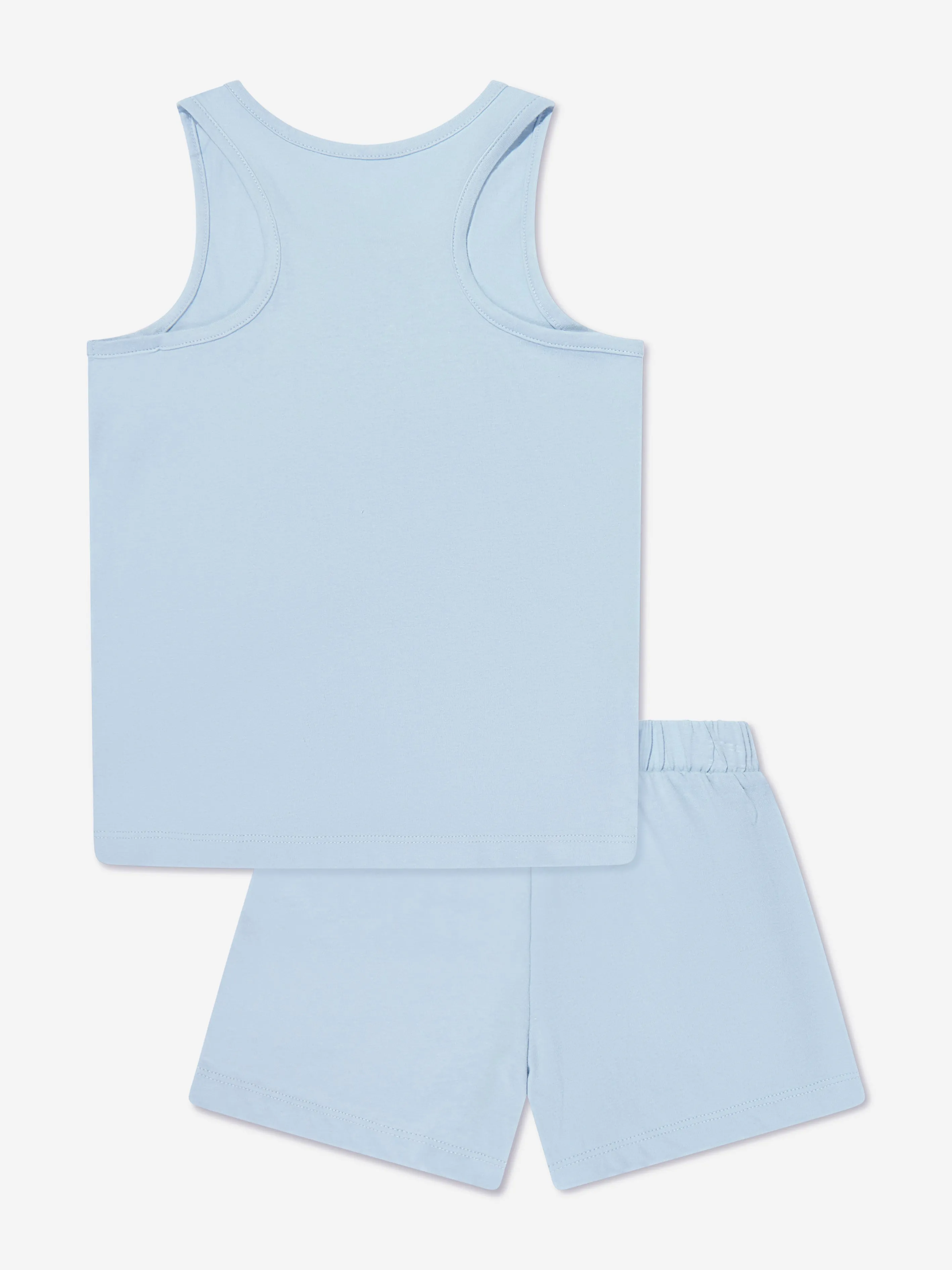 Nike Boys Club Tank & Jersey Shorts Set in Blue