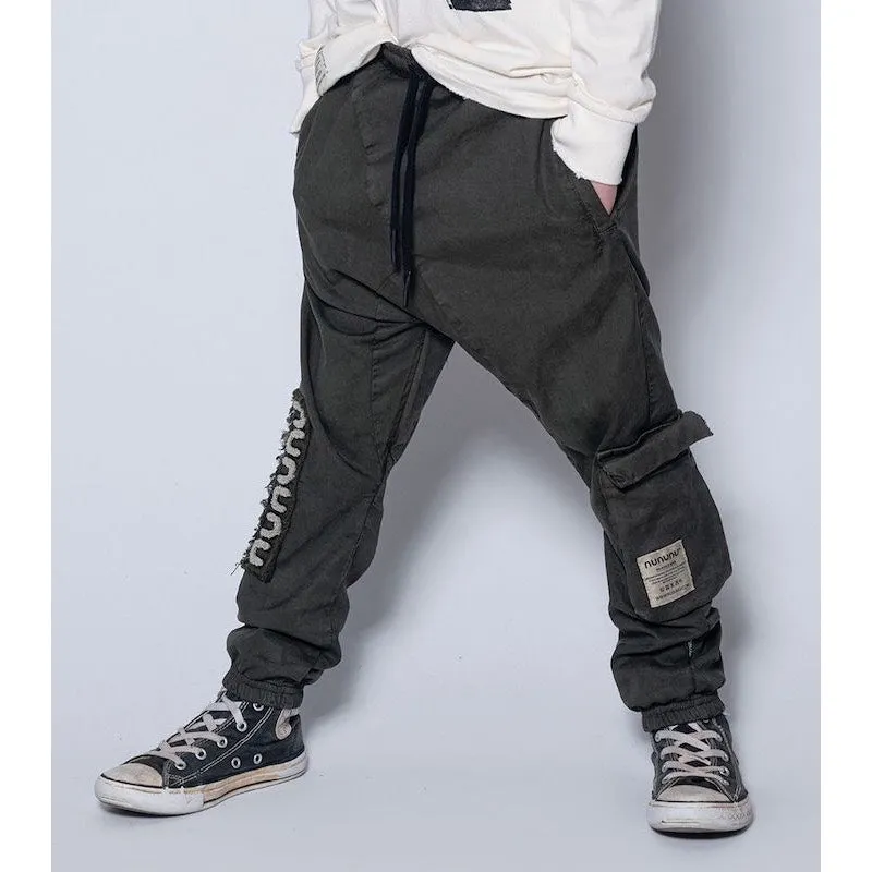 NUNUNU Cargo Pants Black