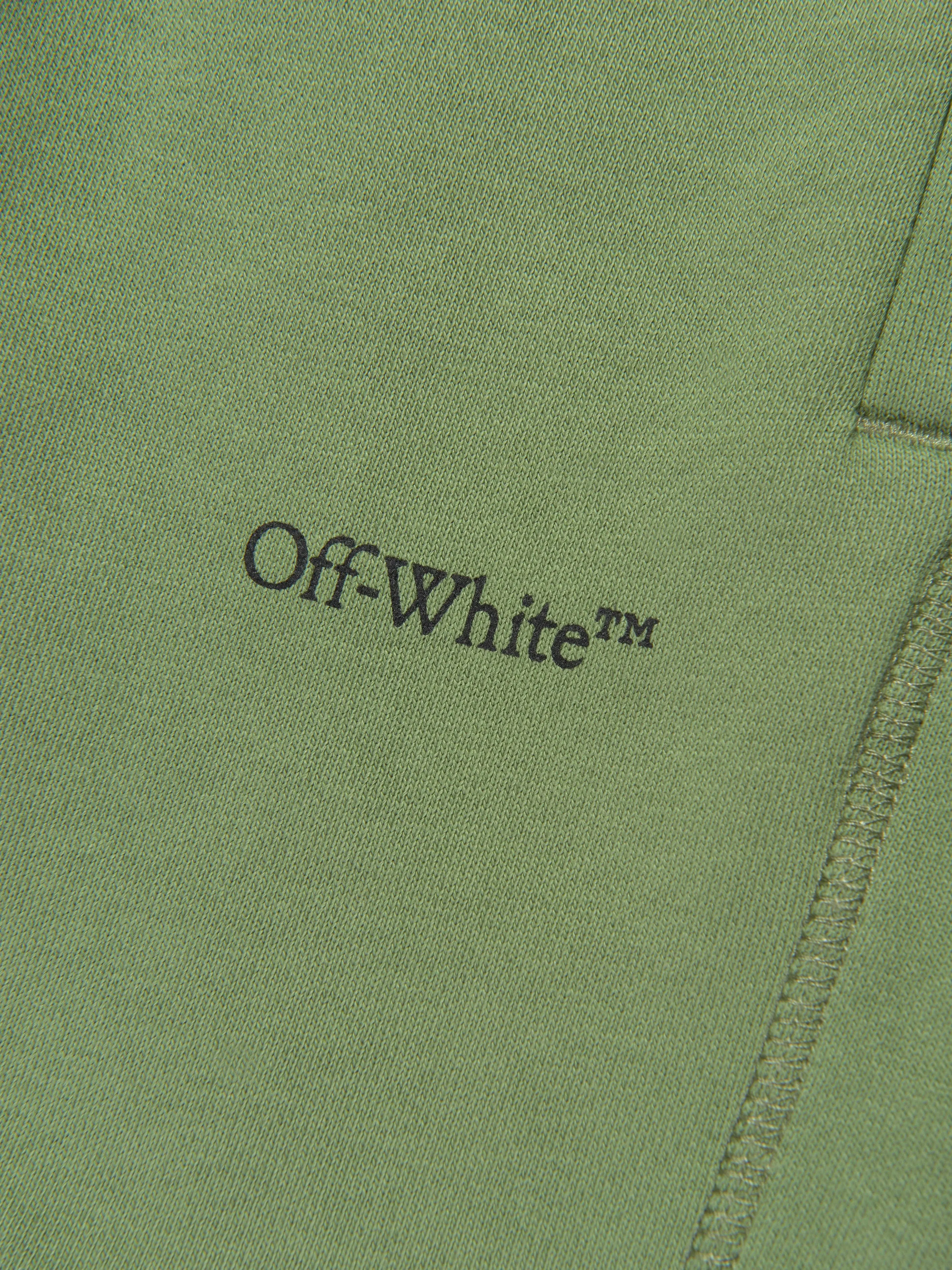 Off-White Boys Scribble Sweat Shorts in Green