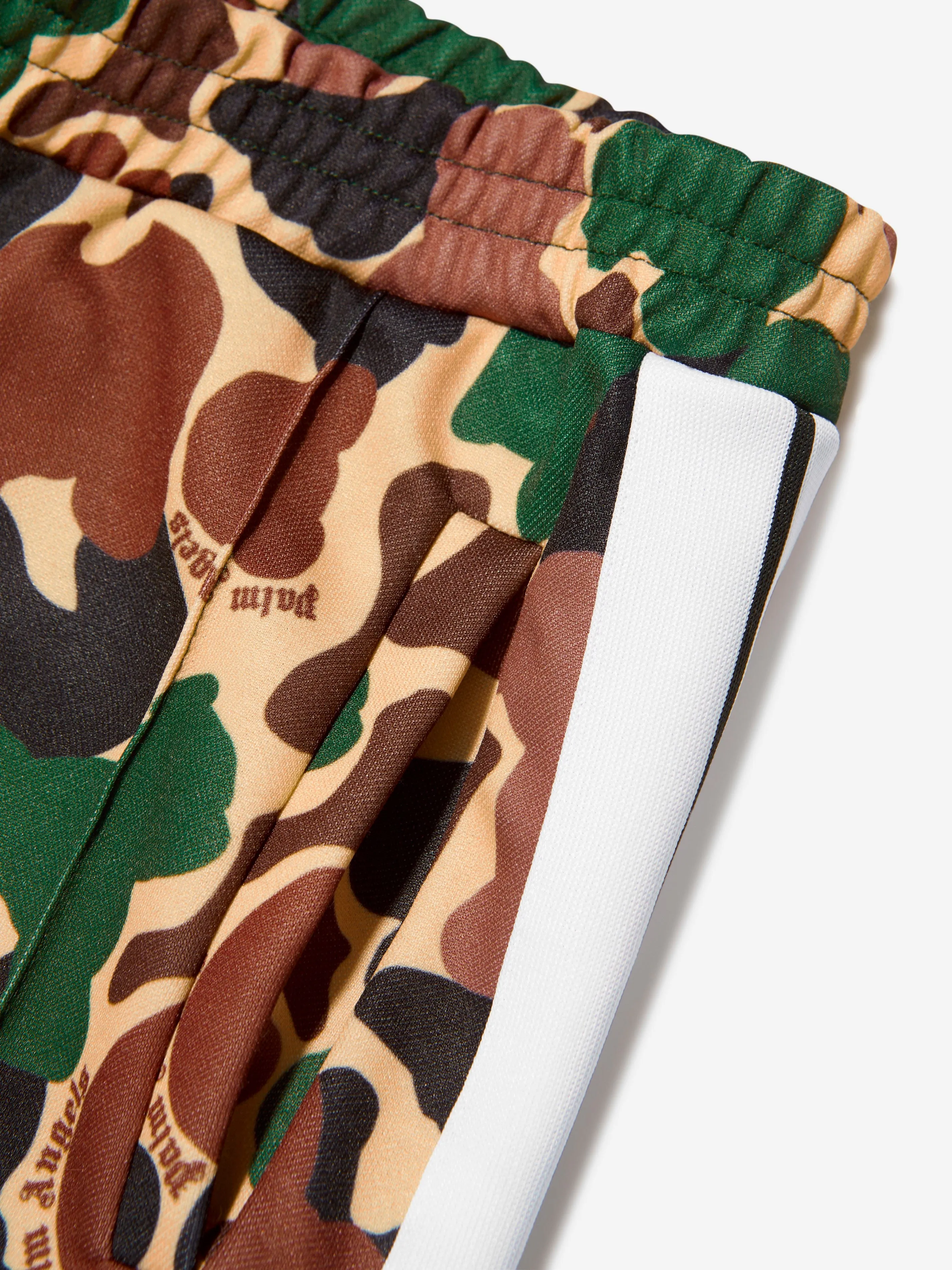 Palm Angels Boys Camouflage Print Track Pants