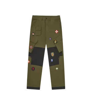 PATCH CARGO PANT - KHAKI