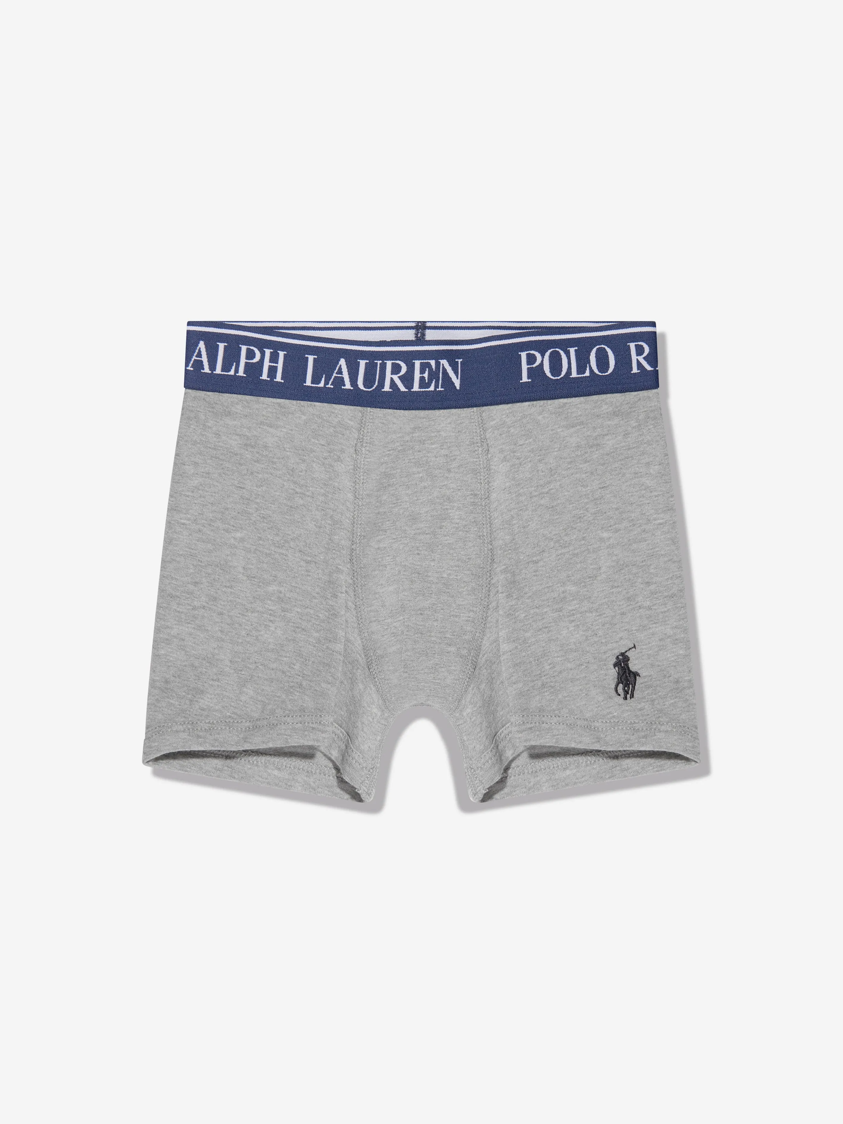 Ralph Lauren Boys 5 Pack Boxer Shorts Set in Grey