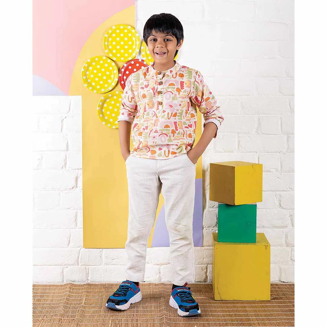 Self Love Boys Full Sleeves Kurta