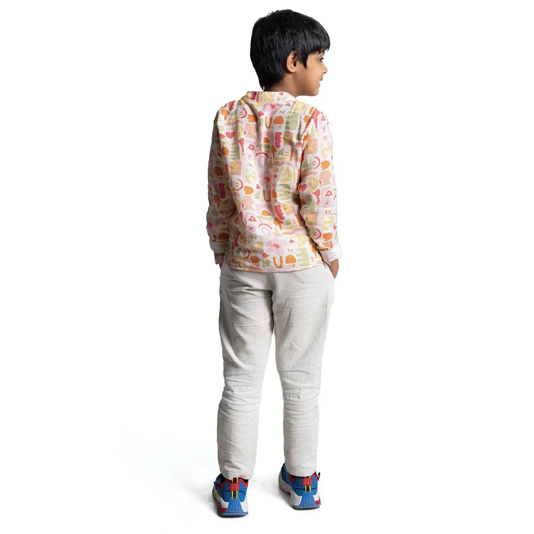 Self Love Boys Full Sleeves Kurta