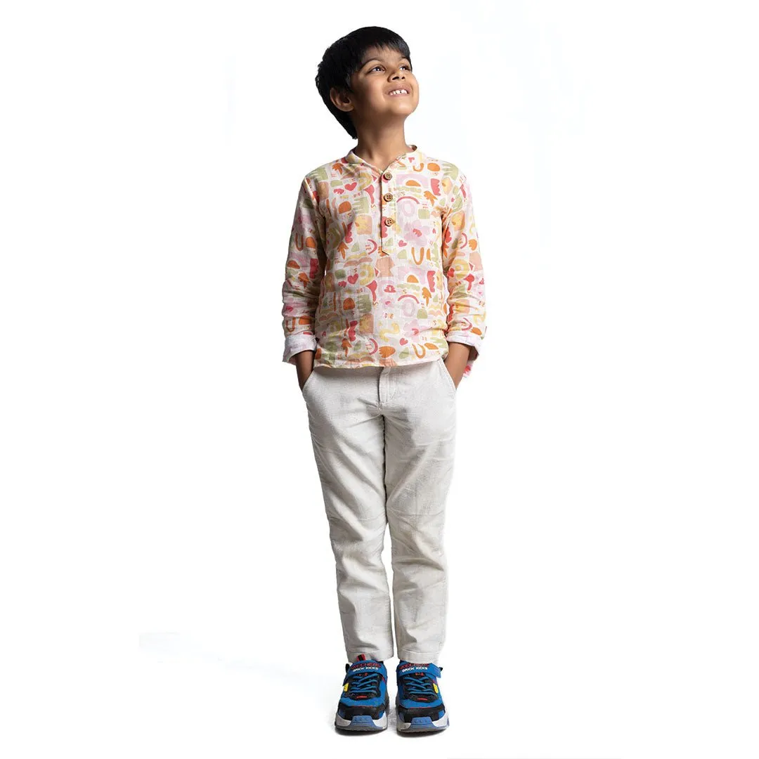 Self Love Boys Full Sleeves Kurta