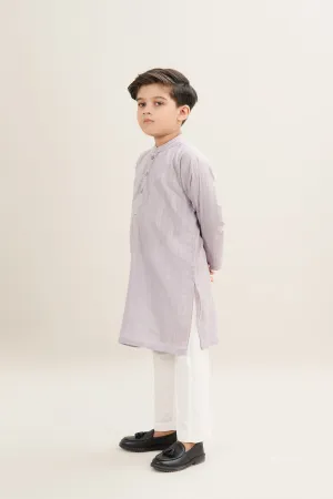 Traditional Cotton Jacquard Kurta For Boys