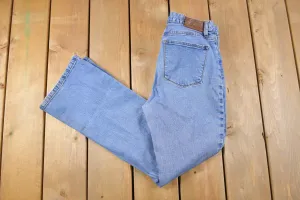 Vintage 1990's LRL Ralph Lauren Petite Blue Jeans 28 x 28