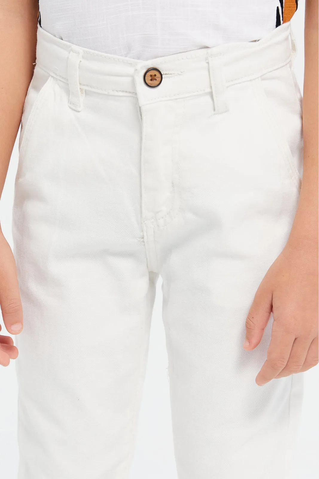 White Chino Trouser