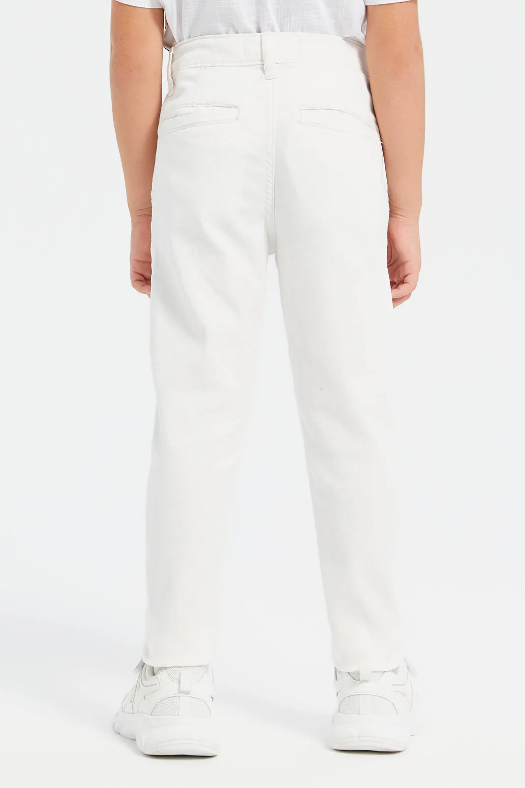 White Chino Trouser