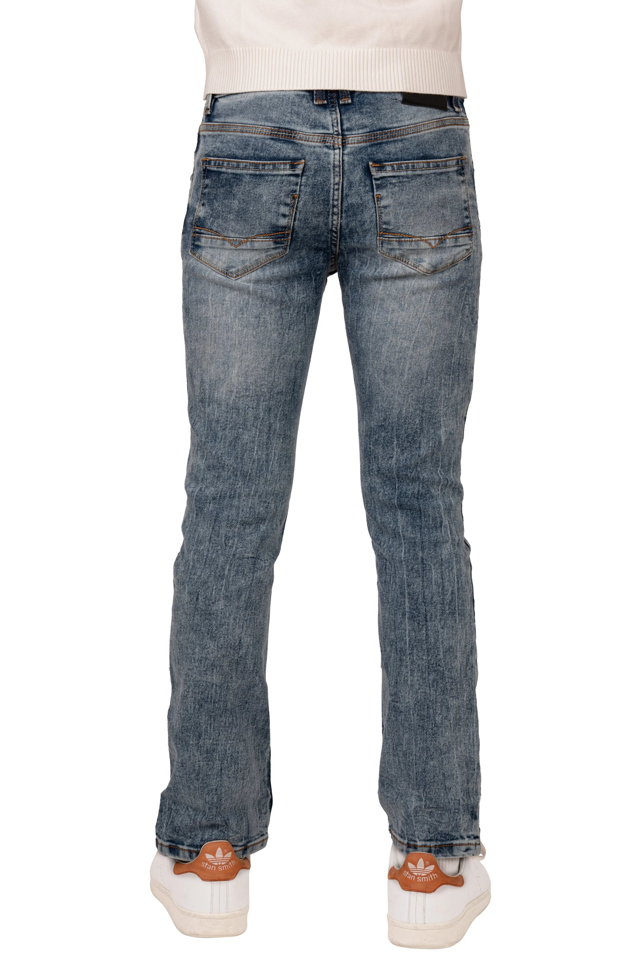 X RAY Kid's Slim Fit Distressed Denim Pants